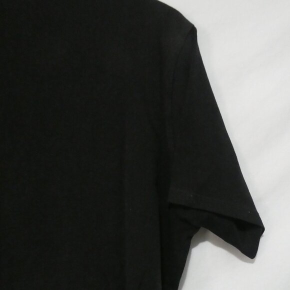 CALVIN KLEIN - Cotton Stretch | medium | Classic Black Crew Neck T-Shirt - Picture 11 of 13